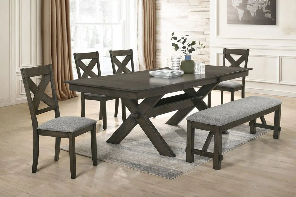 Gulliver_Dining_Table_4_Chairs_Bench_Rustic_Brown_GULLIVER2