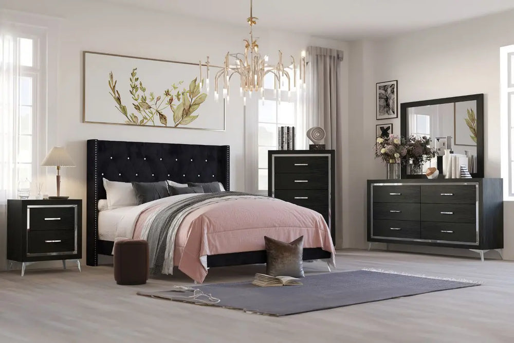 Huxley_Panel_Bed_Dresser_Mirror_Nightstand_Black_HUXLEY001