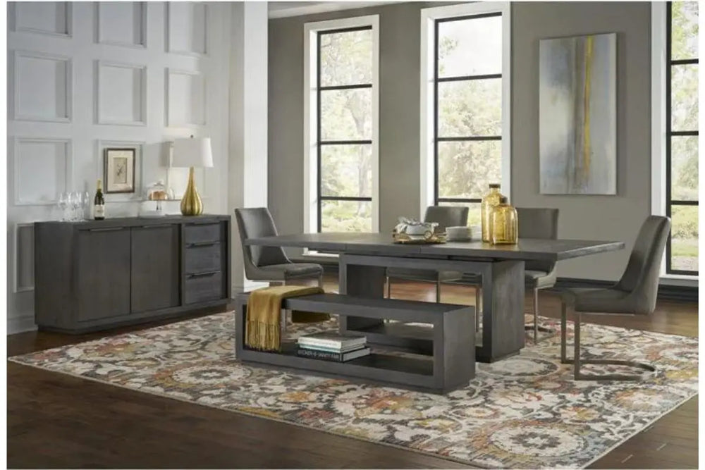 Oxford_Table_Chair_Bench_in_Basalt_Gray_Styled_OXFORD001