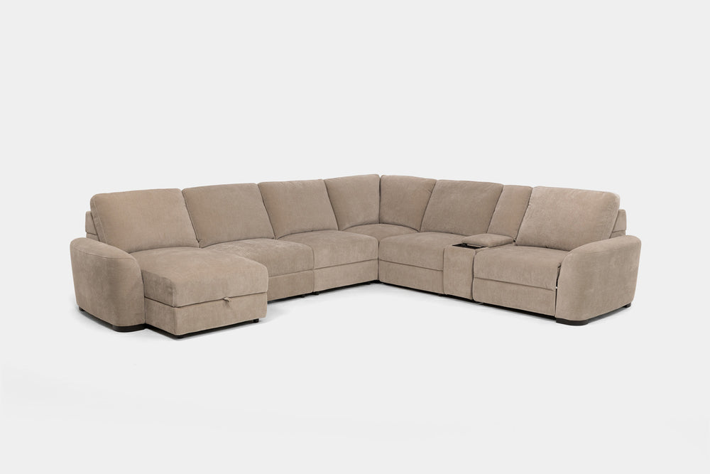 Wynn_7_Piece_Power_Chaise_Sectional_in_Montmarte_Tan_Left_Facing_Profile_View_WYNN00012